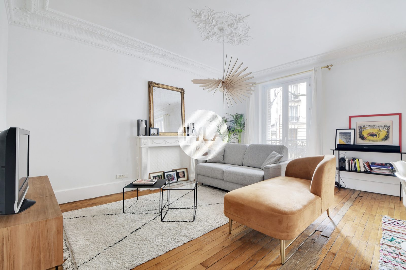 Buttes-Chaumont – T3 haussmannien, réagençable, photo 3