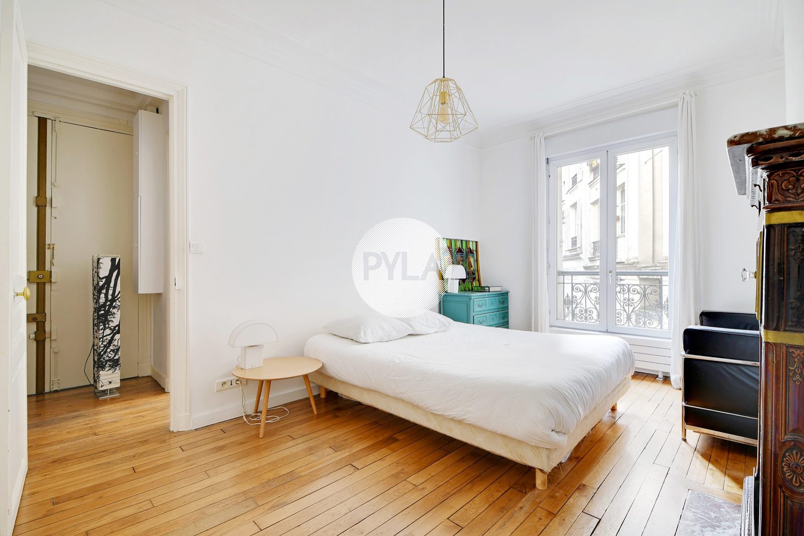 Buttes-Chaumont – T3 haussmannien, réagençable, photo 9