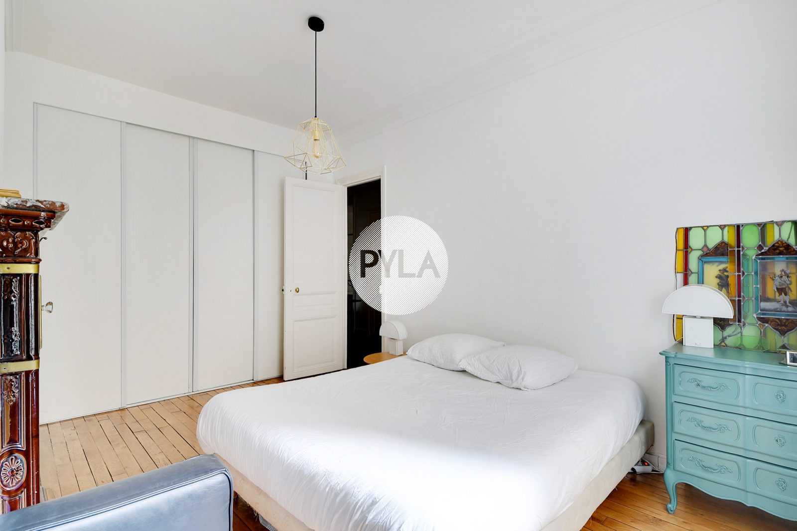 Buttes-Chaumont – T3 haussmannien, réagençable, photo 10