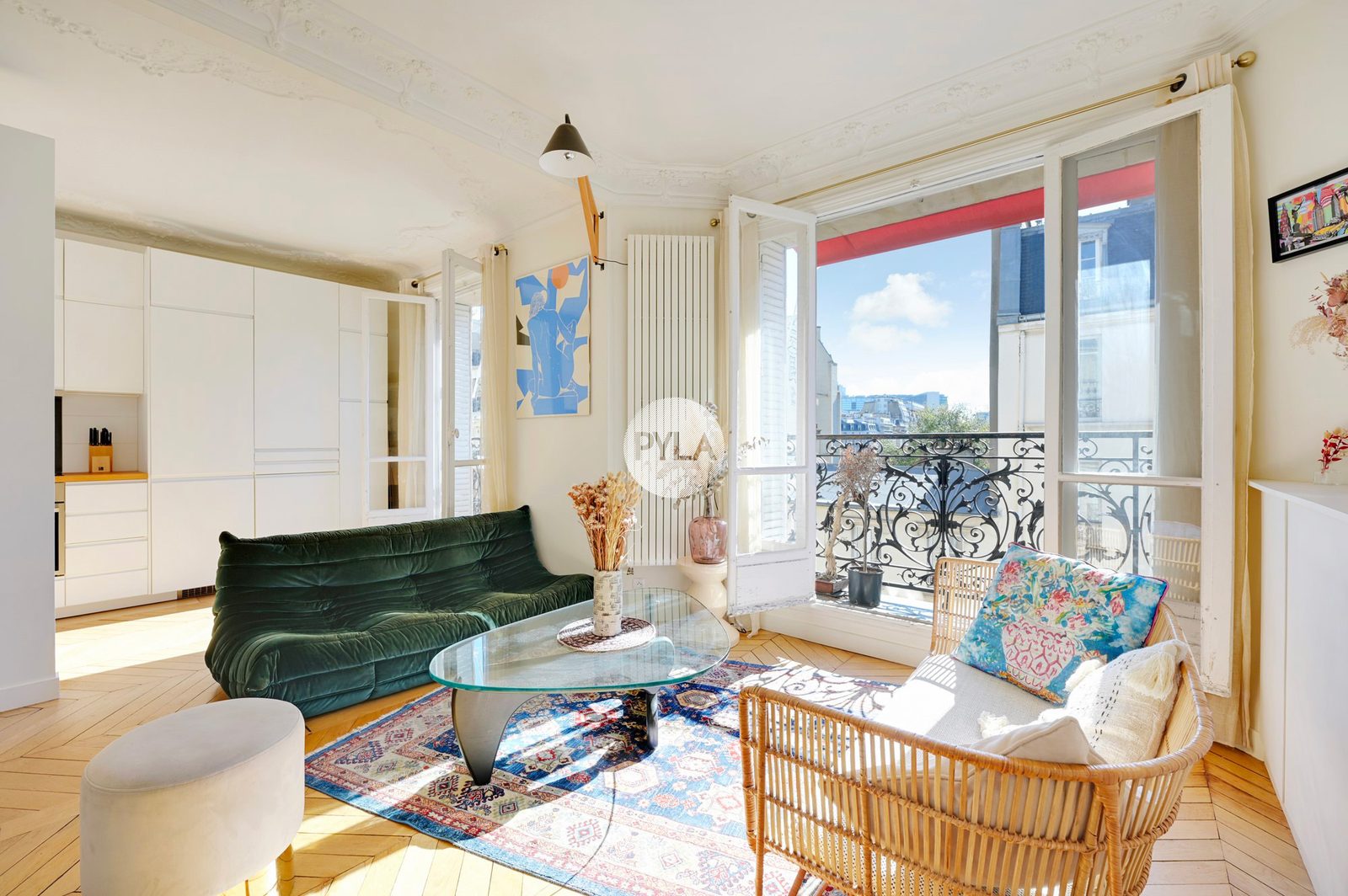 Breteuil – T3, étage élevé, balcons Sud, photo 1
