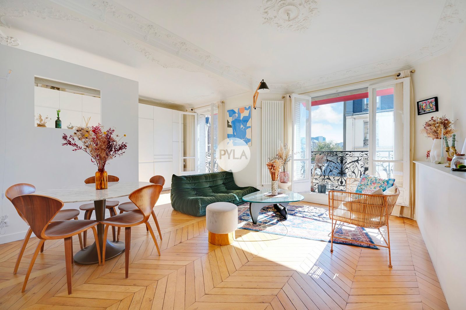 Breteuil – T3, étage élevé, balcons Sud, photo 7