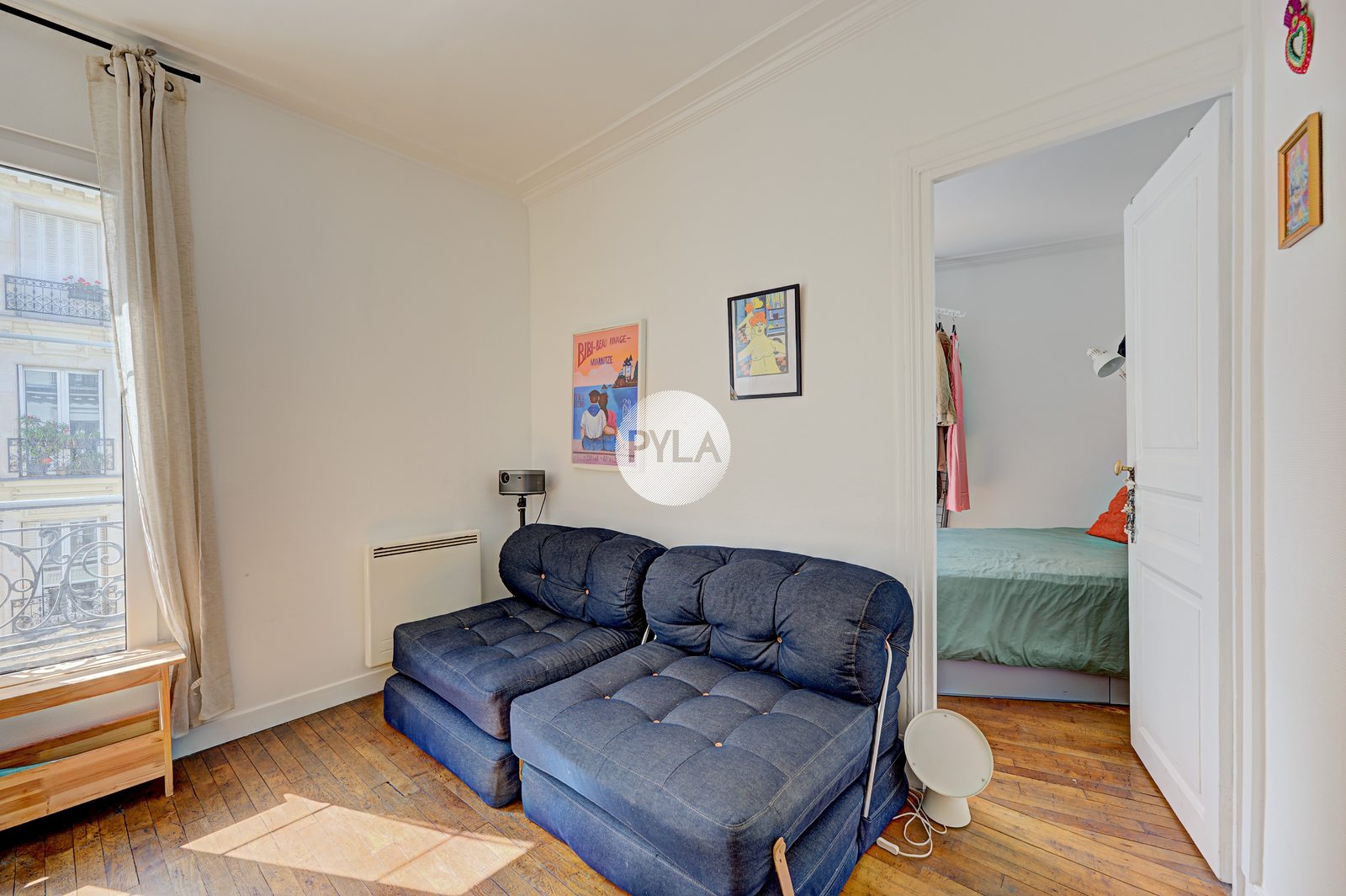 Rue Montcalm – T2 lumineux, 4e étage, cave, photo 13