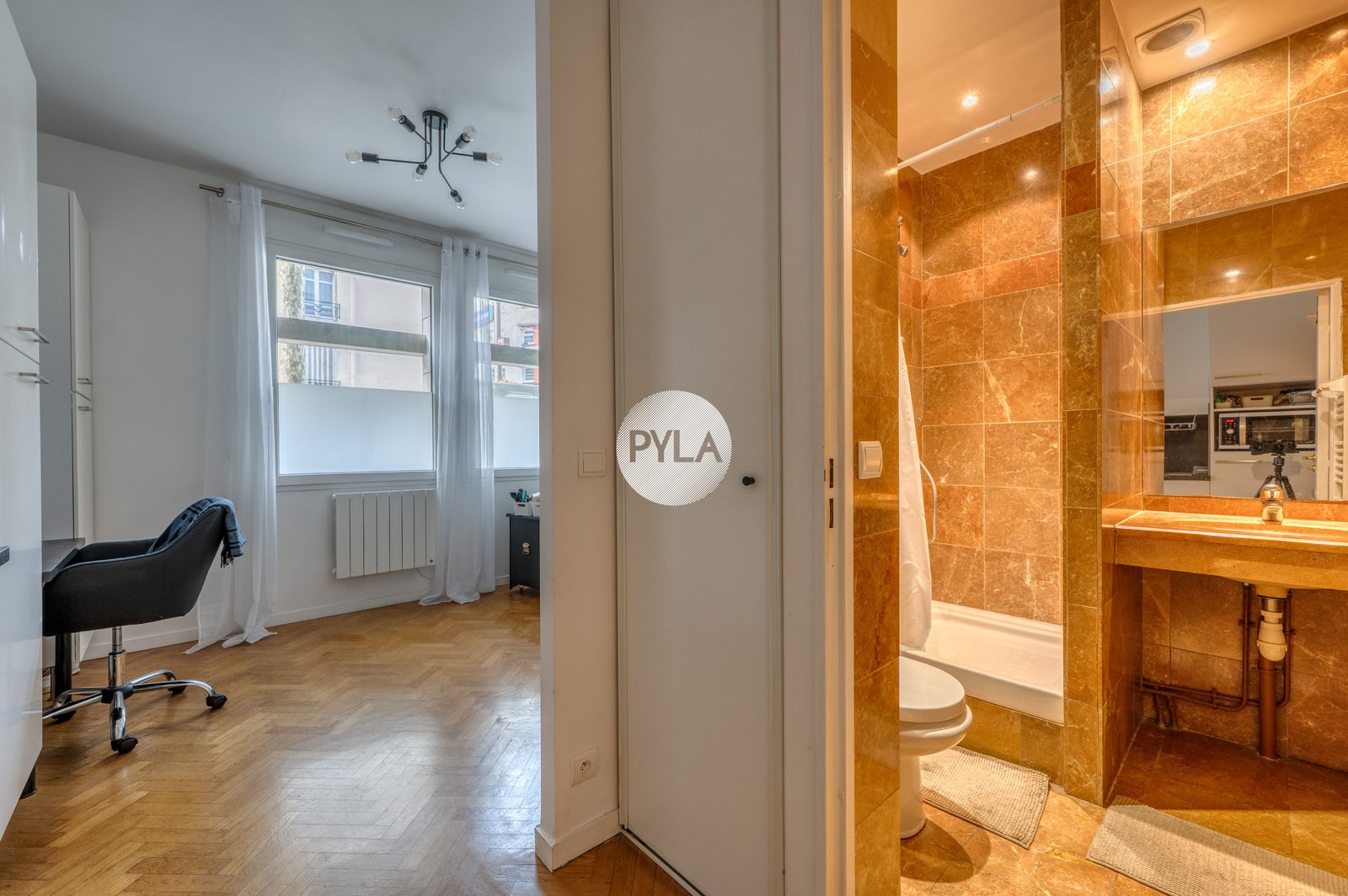 Rue Paul Barruel – Studio meublé, cave, photo 7